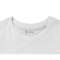 T-shirt JUNI Femme Poissons col blanc