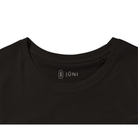 t-shirt JUNI hommes verseau col noir