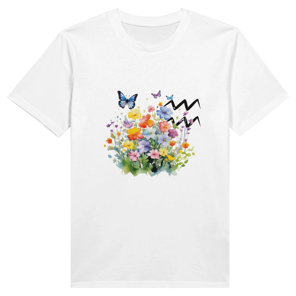T-shirt Bouquets de Printemps Verseau blanc