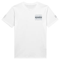 T-shirt Vintage Aquarius Brodé blanc