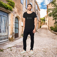 t-shirt JUNI hommes verseau noir