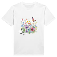 T-shirt Bouquets de Printemps Lion blanc