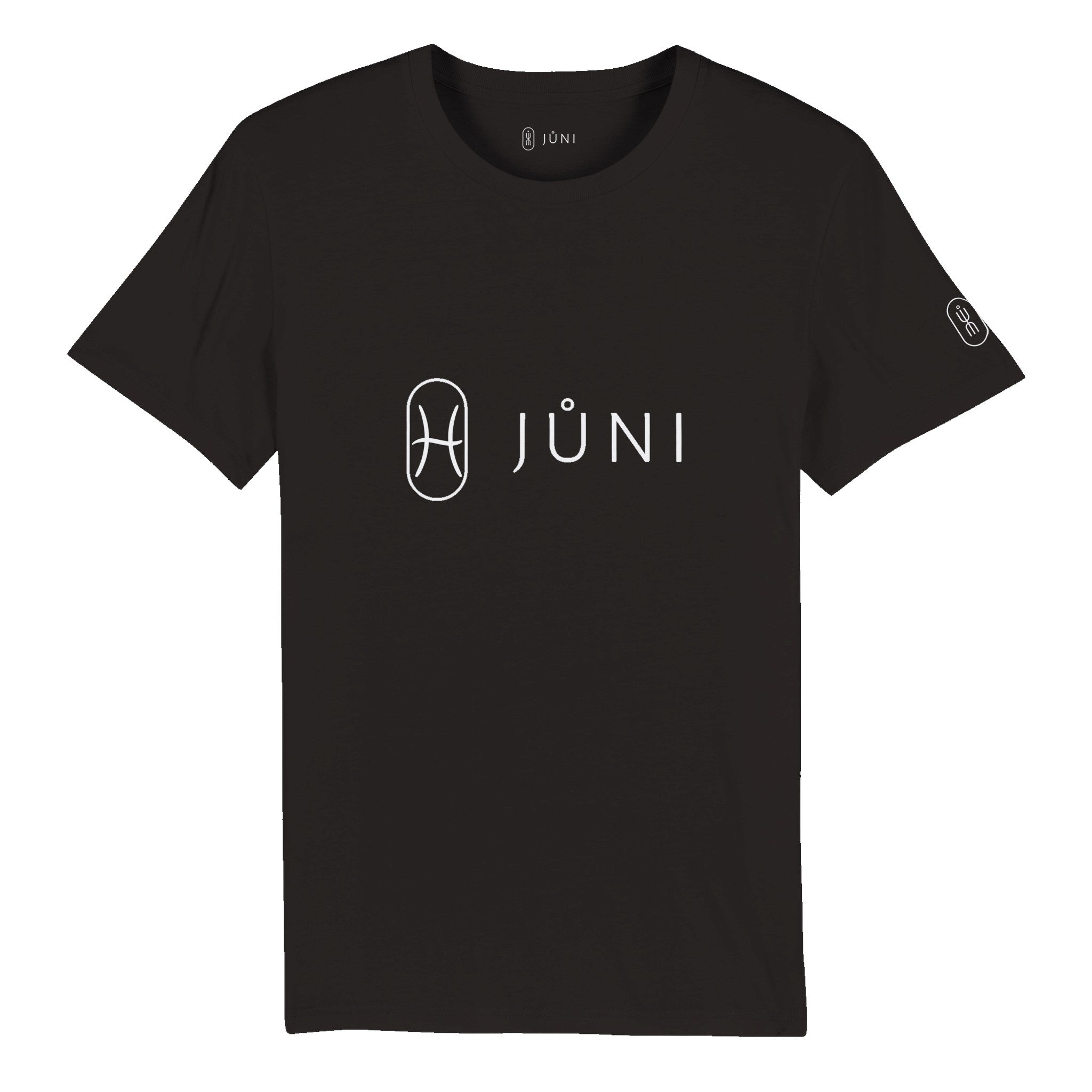 t-shirt JUNI homme poissons devant noir