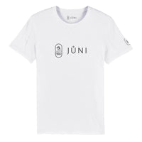 t-shirt JUNI femme vierge devant blanc