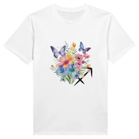 T-shirt Bouquets de Printemps Sagittaire blanc