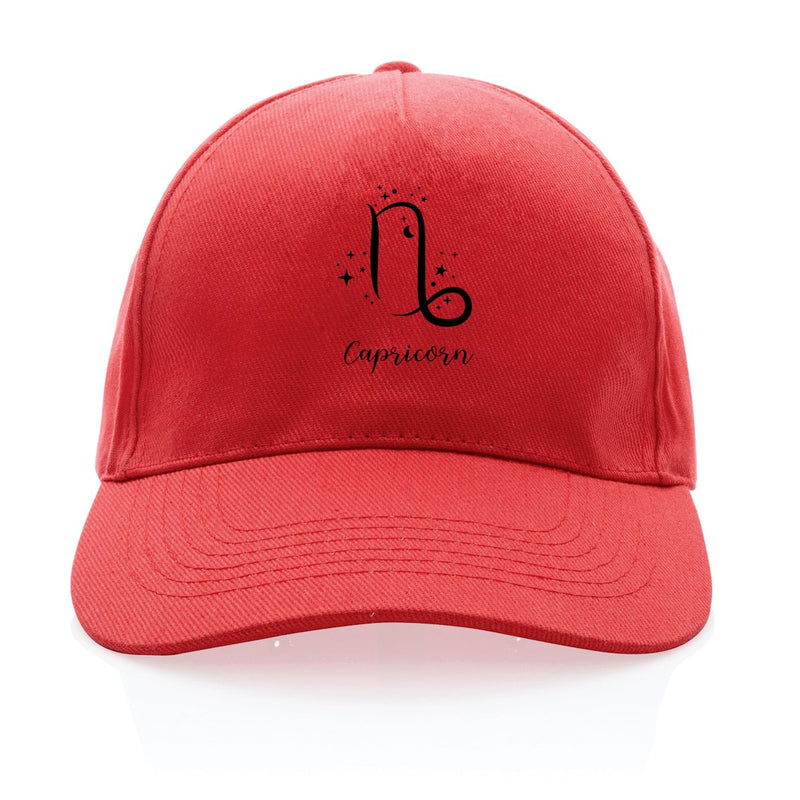 Casquette Capricorne rouge