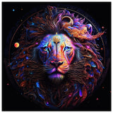 Poster Bleu Lion 30x30