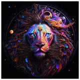 Poster Bleu Lion 50x50