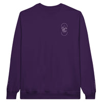 Sweat-shirt Doux Destion Scorpion Brodé violet