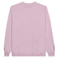 dos du Sweat-shirt Doux Destin Balance rose Brodé