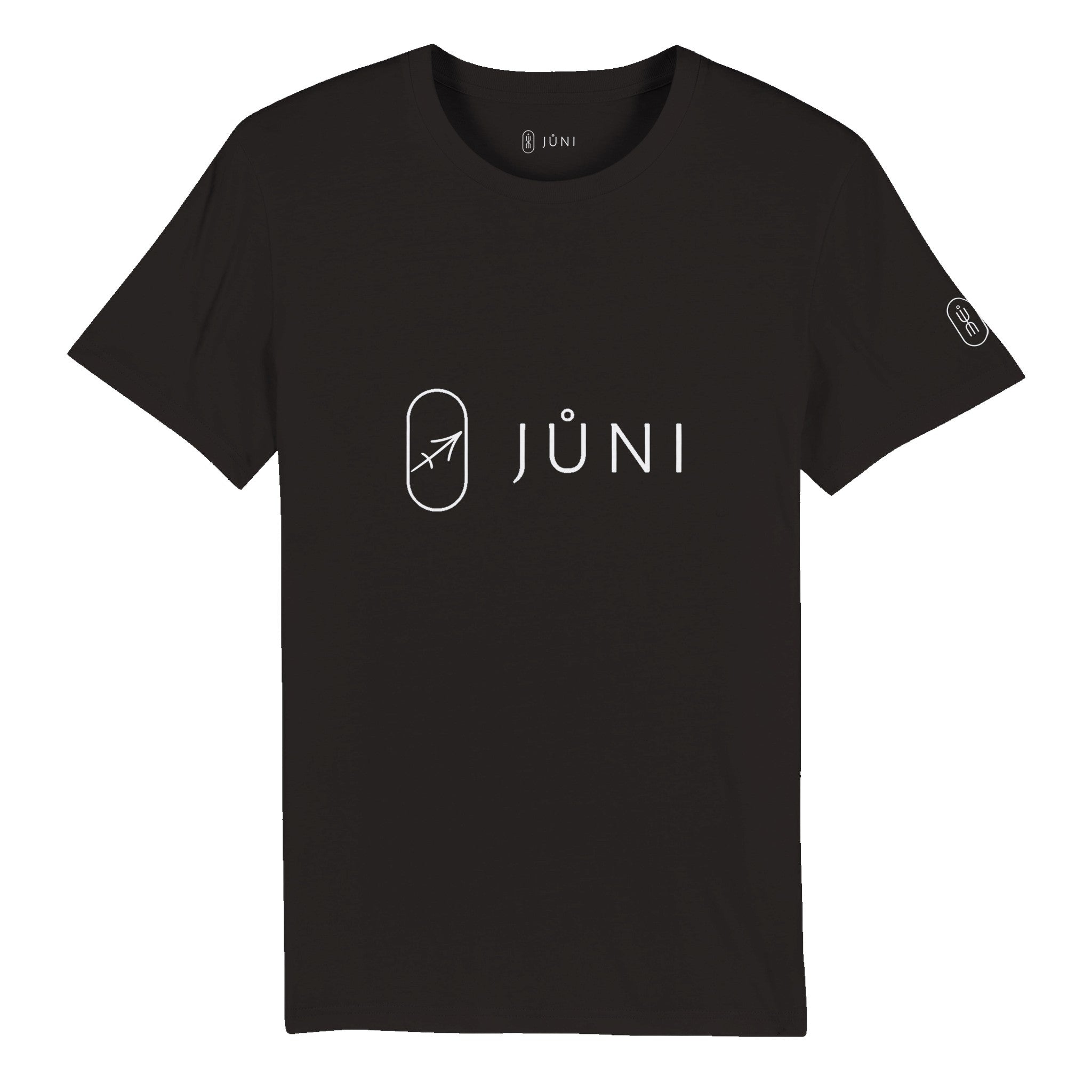 t-shirt JUNI homme sagittaire devant noir