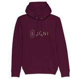 Sweat à capuche JŮNI Unisexe bordeaux