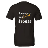 T-shirt Amoureux des Étoiles noir dos