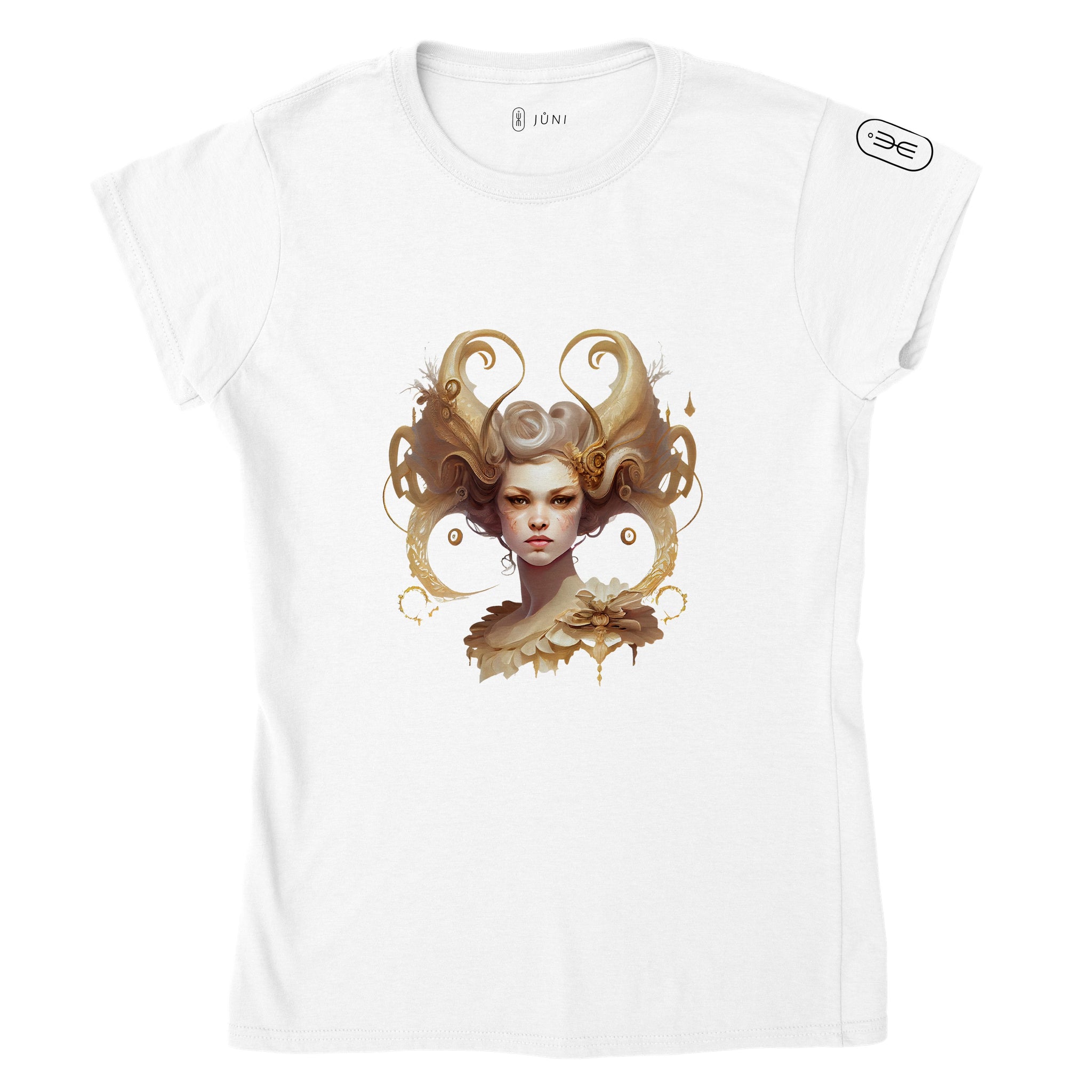 T-shirt Zodiac Goddess Lion - 100% coton