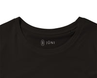 t-shirt JUNI femme balance col noir