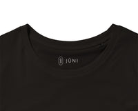 T-shirt JUNI Femme Poissons col noir