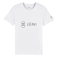 t-shirt JUNI homme gémeaux devant blanc