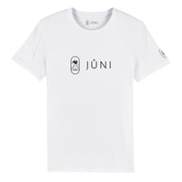 t-shirt JUNI femme lion devant blanc