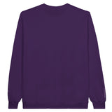 dos du Sweat-shirt Doux Destion Scorpion Brodé violet