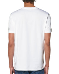 t-shirt JUNI homme cancer dos blanc