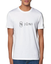 t-shirt JUNI homme vierge devant blanc