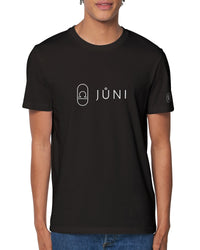 t-shirt JUNI homme balance devant noir