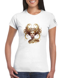 T-shirt Zodiac Goddess Lion - 100% coton