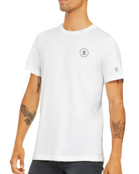 mannequin avec un T-shirt StarMen Gémeaux devant blanc