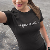 T-shirt Aquarius Girl - Coton Bio