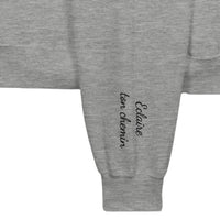 sweat-shirt doux destin poignet éclaire ton chemin