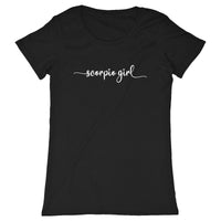T-shirt Scorpio Girl - Coton Bio